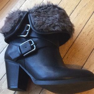 JUSTFAB  Black Ankle Boots